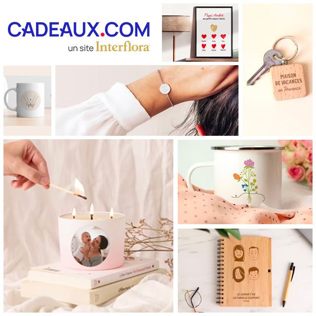 Cadeaux.com : le leader français du cadeau personnalisé.